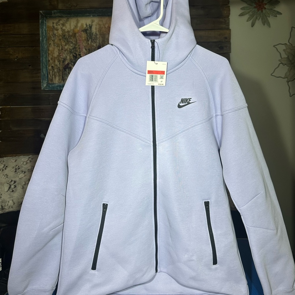 Women's - Nike NSW Tech Fleece WR Full-Zip Hoodie - Purple